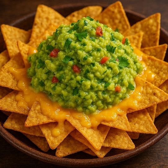 Smashed Nachos Avocado Six Ounces Coffee